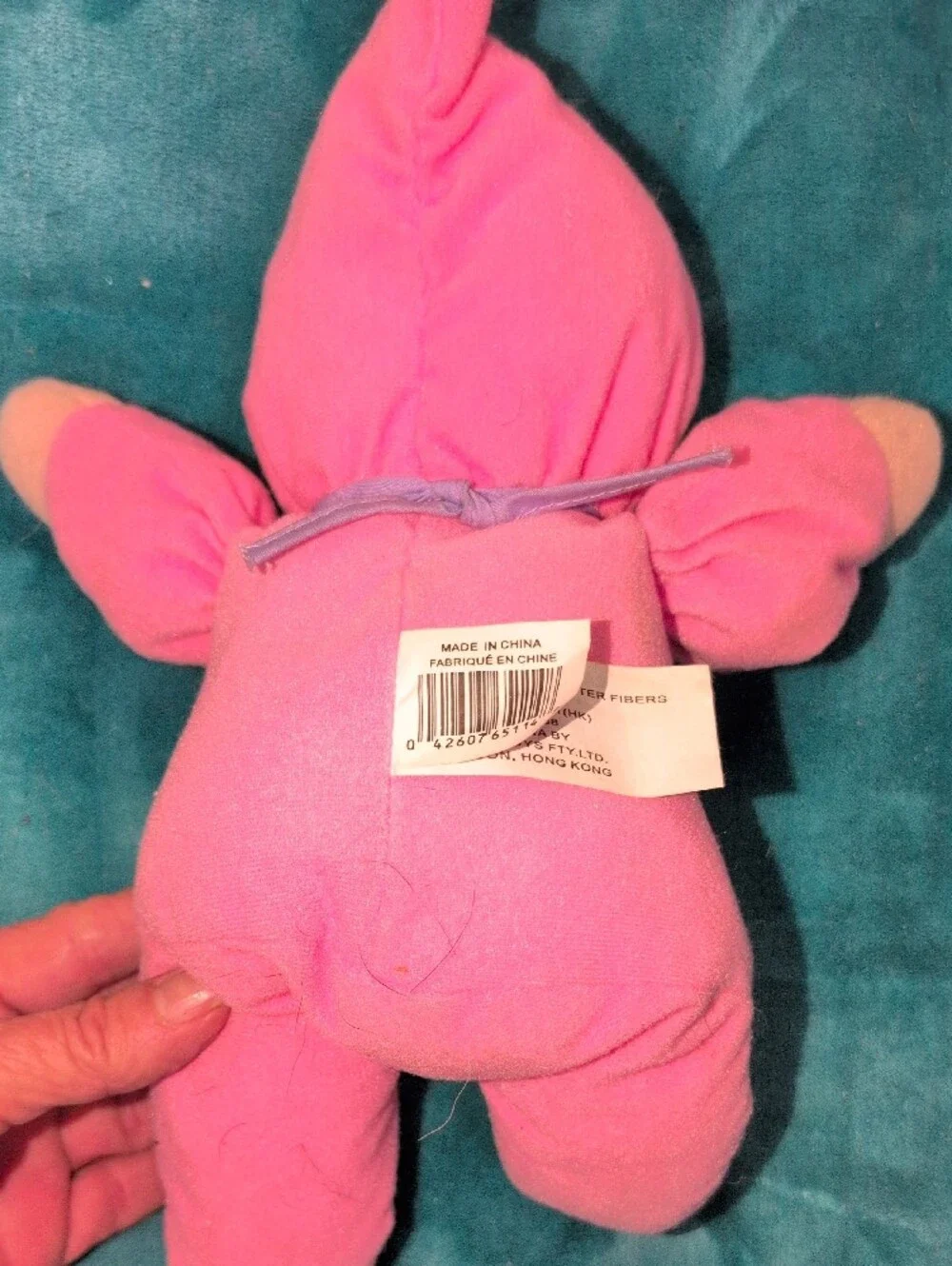 Pink Plush Baby Doll with Pacifier